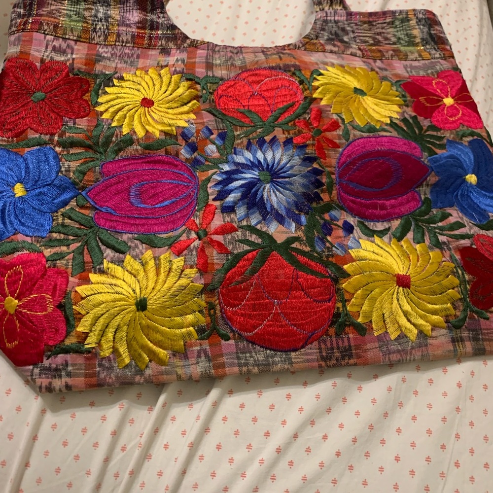 Gorgeous Embroidered tote bought on a trip to Cozumel